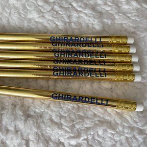 Ghirardeli Promo Pencils NEW - Lot of 6